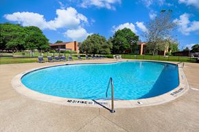 Warren apartment for rent - A large swimming pool with a no diving sign.