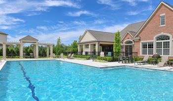 Heated resort-style pool and spa with sundeck