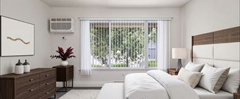 Expansive windows with natural light