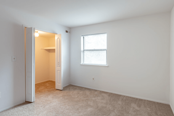 Ample storage with walk-in closets
