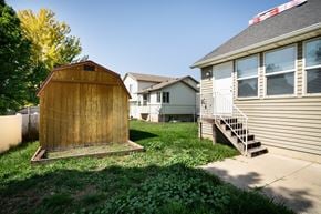 Clearfield apartment for rent - a small shed in a yard in front of a house