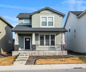 Meridian apartment for rent - the front of a house with stairs in front of it