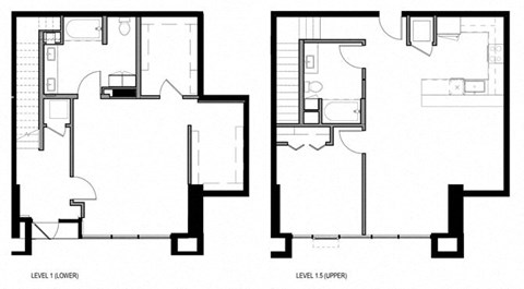 Floor plan for 2 beds, 2 baths, 1708 sqft
