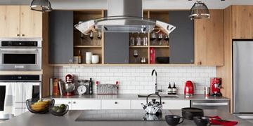 Washington apartment for rent - a kitchen with a stove top oven and a sink