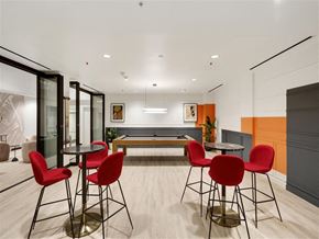 Los Angeles apartment for rent - a room with a table and chairs and a pool table