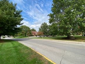 Bloomington apartment for rent - a street with trees on the side of a road