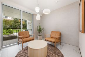 Coquitlam apartment for rent - A room with two chairs and a table.
