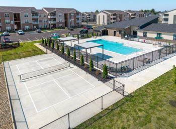 Pickleball court