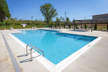 Large pool with sundeck