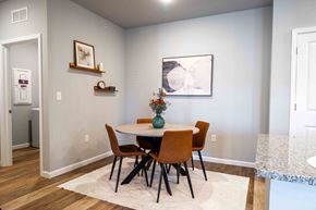 Elizabethtown apartment for rent - a dining room with a table and chairs