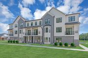 Marlboro apartment for rent - A modern two-story house with a large front yard at The Franklin Marlboro Apartments, Marlboro