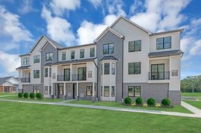 Marlboro apartment for rent - A modern two-story house with a large front yard at The Franklin Marlboro Apartments, Marlboro