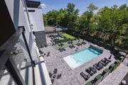 Westfield apartment for rent - Aerial View Of A Pool at The Franklin at Westfield, Westfield, NJ
