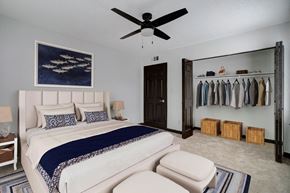 Pensacola apartment for rent - Bedroom With Ceiling Fan at The Ascend at Pensacola Bay, Florida