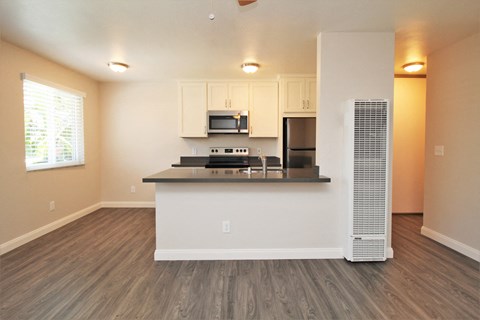 Floor plan for 2 beds, 1 bath, 850 sqft