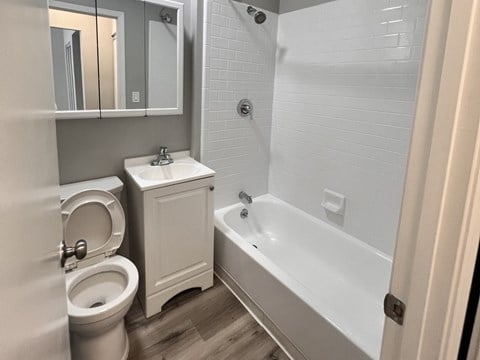 Floor plan for studio, 1 bath, 425 sqft