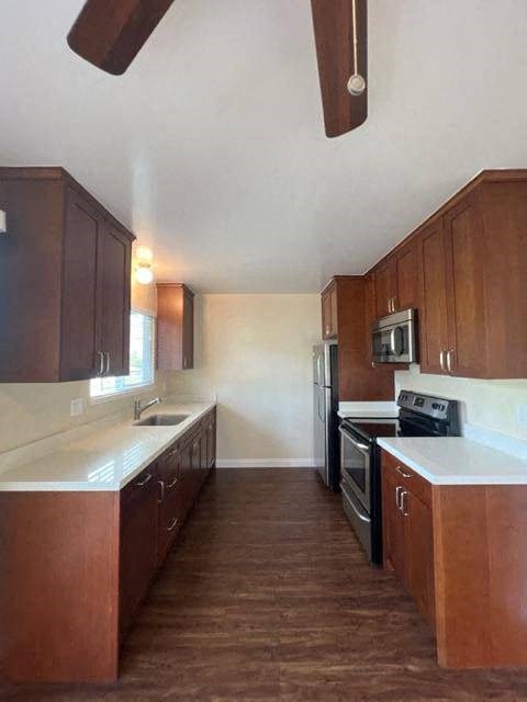 Floor plan for 1 bed, 1 bath, 555 sqft
