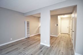 El Sobrante townhouse for rent - the living room of an empty house with wood flooring