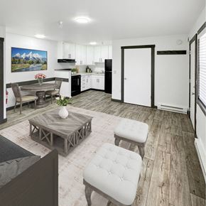 Jackson apartment for rent - Modern Mountain Kitchen
