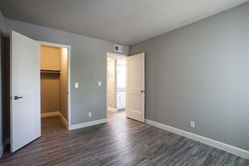 Sizable closet space