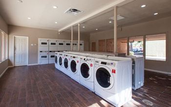 24 Hour newly updated community laundry facility