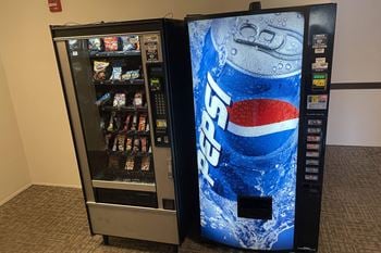 1St floor soda & snack machine