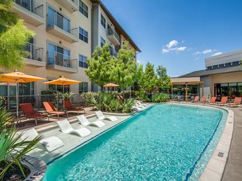 Resort style pool