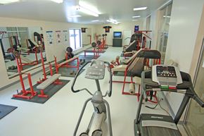 Kentwood apartment for rent - A gym with treadmills, exercise bikes and other equipment.