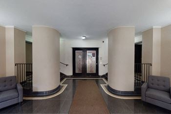Elegant art deco foyer