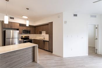 Open concept kitchen