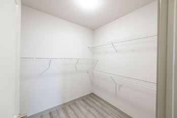 Abundant closet space