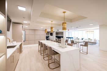 Well-appointed clubhouse