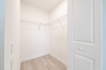 Abundant closet space