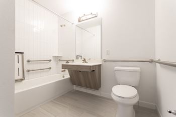 Grab bar accommodations