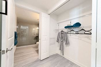Abundant closet space