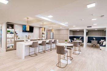 Well-appointed club lounge
