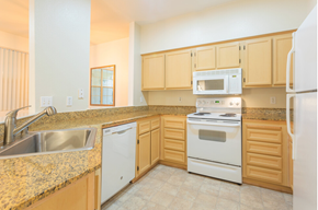 Salinas apartment for rent - Granite Kitchen at Palm Court Apartments, California