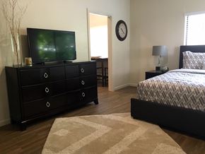 Burlingame apartment for rent - Bedroom and Living Area