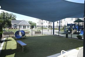 Ogden apartment for rent - a backyard with a pool and a fence and a blue canopy