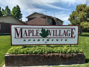 American Fork apartment for rent - Maple Village Sign