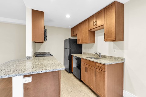 Floor plan for 1 bed, 1 bath, 763 sqft