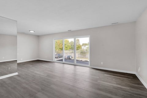 Floor plan for 2 beds, 1 bath