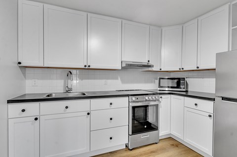 Floor plan for 1 bed, 1 bath