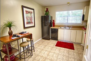 Fully equipped all electric kitchens