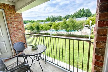 Private patio or balcony in select homes with extra storage