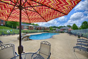 Resort style pool with sundeck