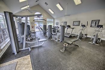 24-Hour fitness club with card entry