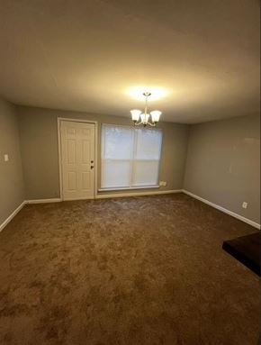 Kansas City townhouse for rent - living room view with a window