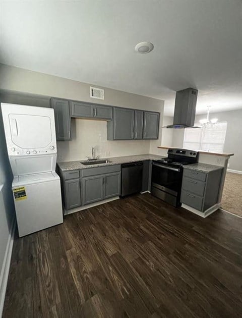 Floor plan for 1 bed, 1 bath, 600 sqft