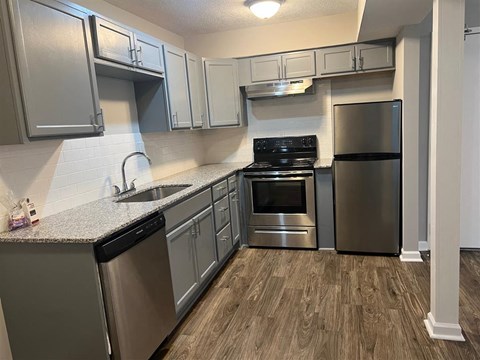Floor plan for 1 bed, 1 bath, 655 sqft